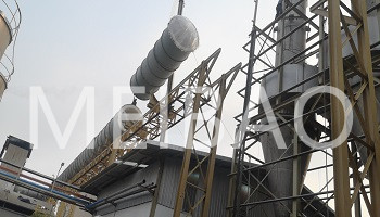 The construction projects of spray tower detergent powder production line is progressing smoothly