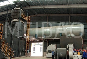 High clean biomass hot air furnace put into operation