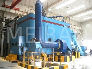 Special coal/biomass hot air furnace for detergent powder production