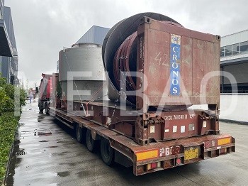 Delivery of complete detergent powder production equipment