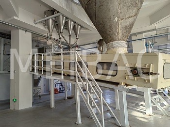 Commissioning and operation of detergent powder production line with an annual output of 200,000 ton