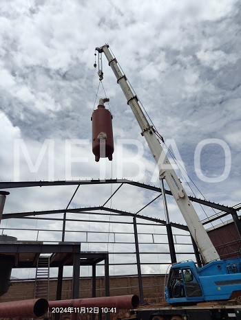 The installation of the detergent powder production line has begun