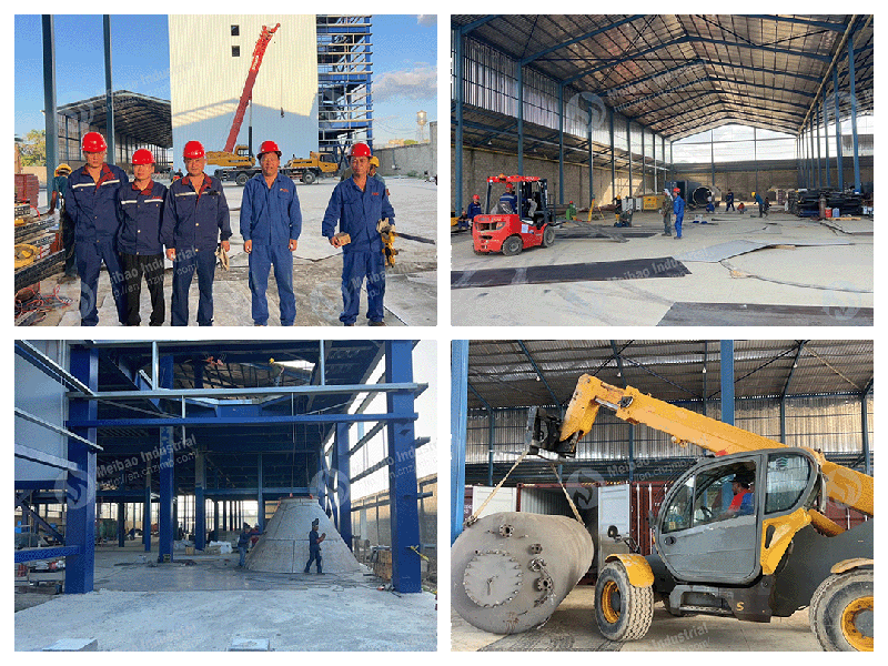 Laundry detergent production line begins equipment installation